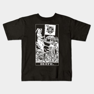 Death Tarot Card T Shirt Kids T-Shirt